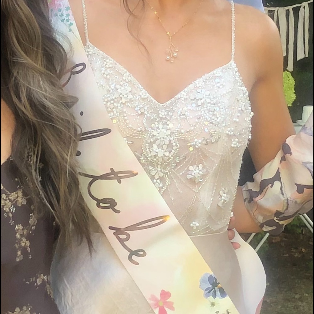 Willowby by Watters Hand Beaded Bodysuit